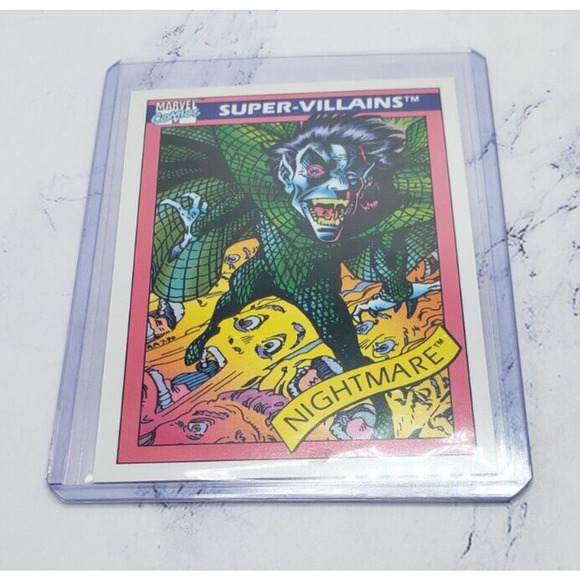 1990 Marvel Super Heroes Trading Card Impel Nightmare #56 - Picture 3 of 4